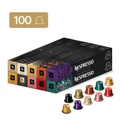 NESPRESSO - Cápsulas de Café Pack Favoritos - 100 unidades