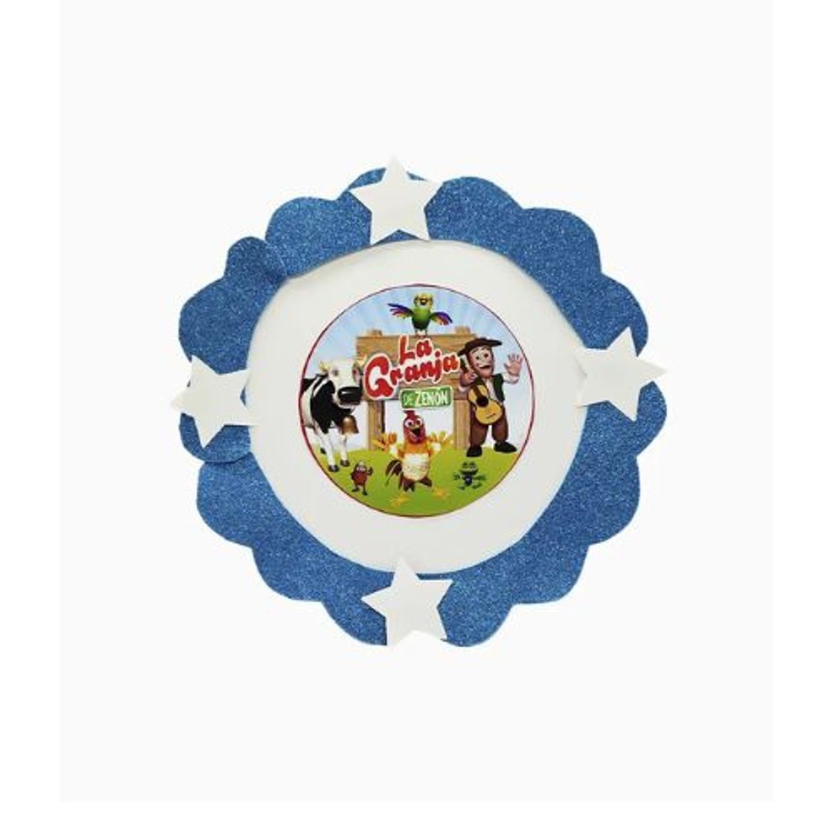 GENERICO - Piñatas Diseño La Granja Color Azul