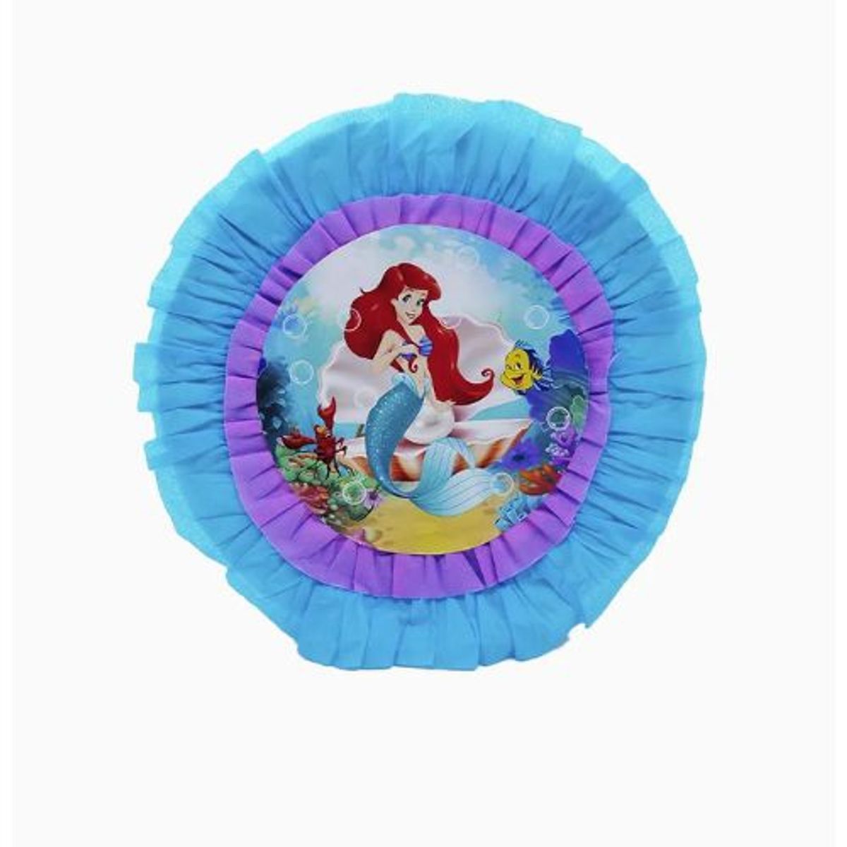 GENERICO - Piñatas Diseño La Sirenita Color Celeste