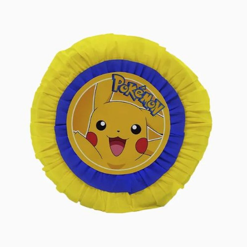 GENERICO - Piñatas Diseño Pikachu Color Amarillo 31X31 Cm