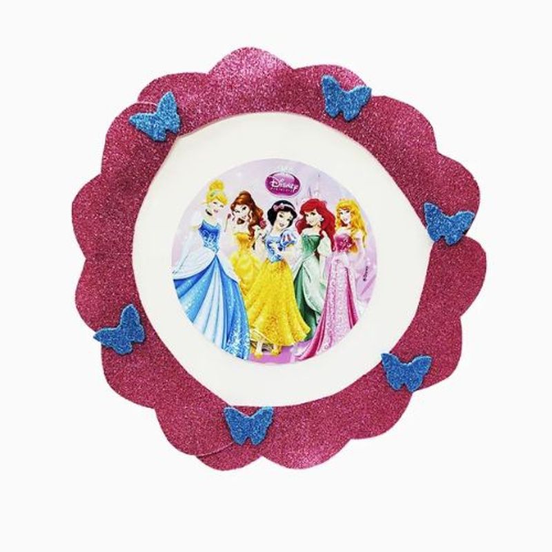 GENERICO - Piñatas Diseño Princesas Disney Color Rosa 31X31 Cm
