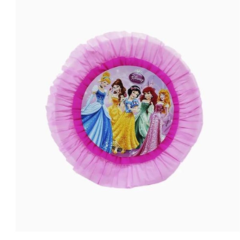 GENERICO - Piñatas Princesas Disney 31X31 Cm Color Rosa