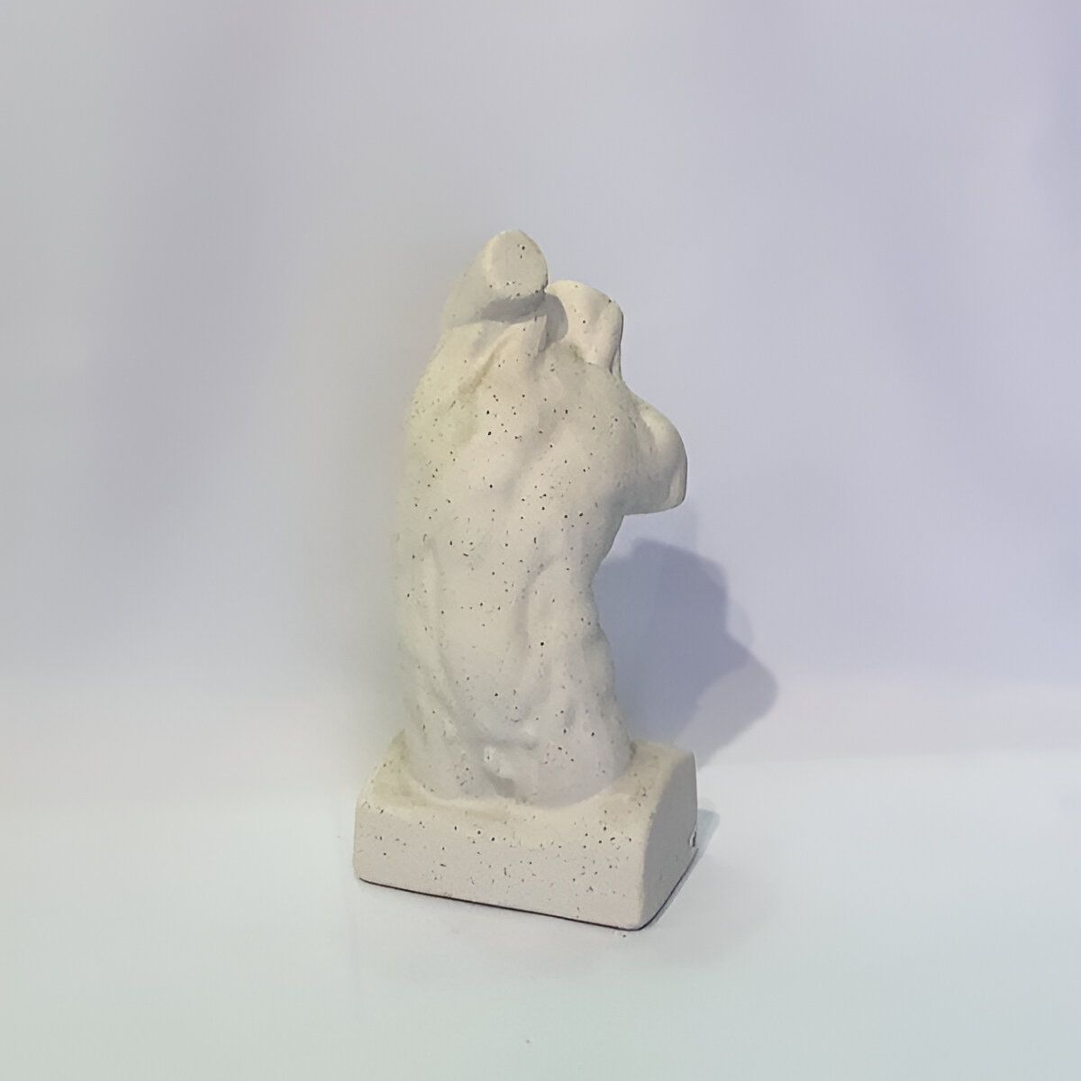 GENERICO - BUSTO HOMBRE CERAMICA BLANCA