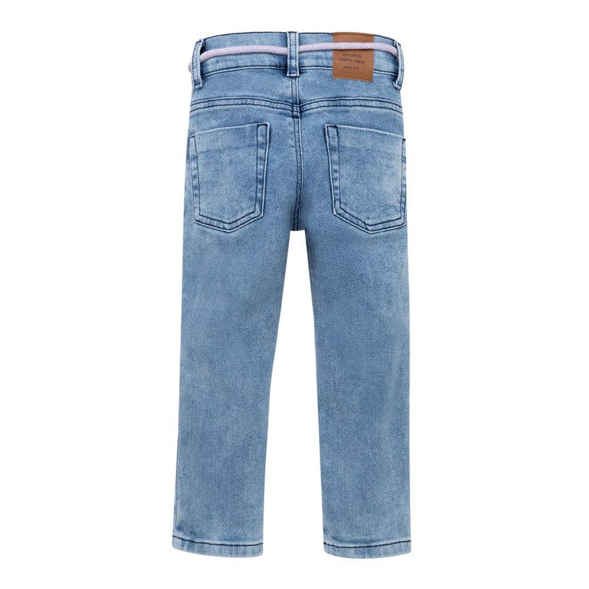 OFFCORSS - Jean super skinny con cordón decorativo para niña