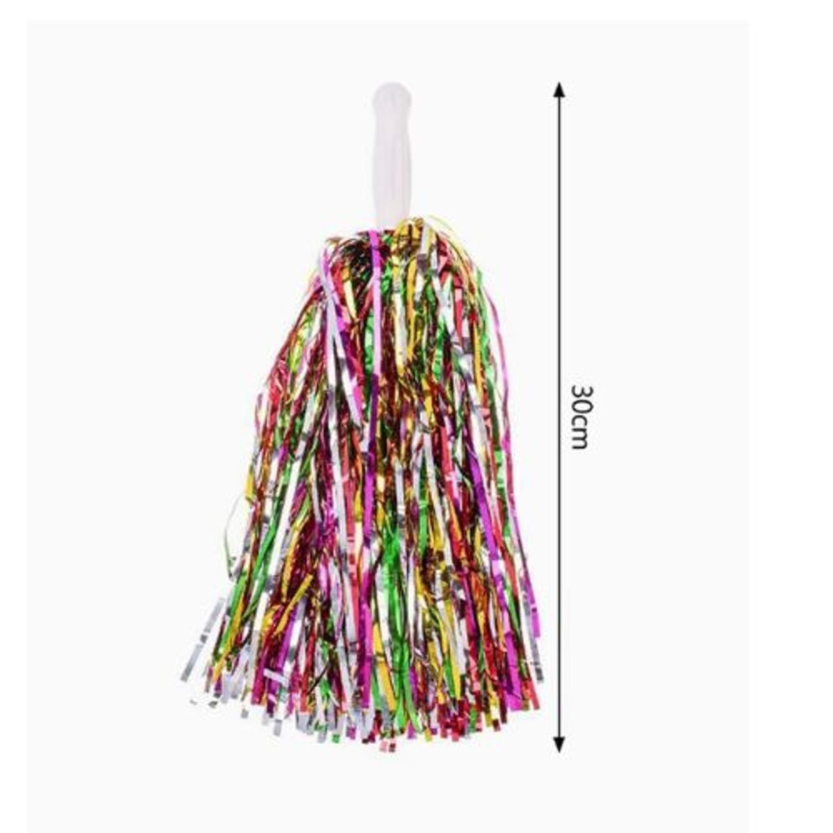 GENERICO - Pompones De Porristas Multicolor 30 Cm