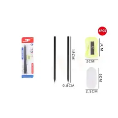 GENERICO - Set Lapices Gráfito Goma Y Sacapunta 4Pcs