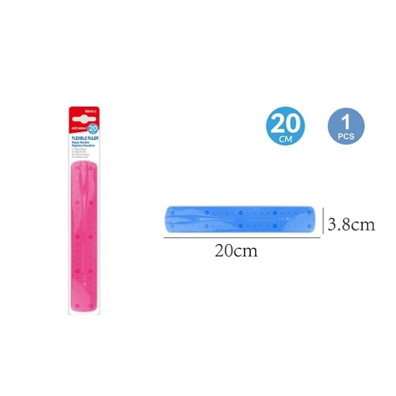 GENERICO - Regla Flexible 20 Cm Papeleria