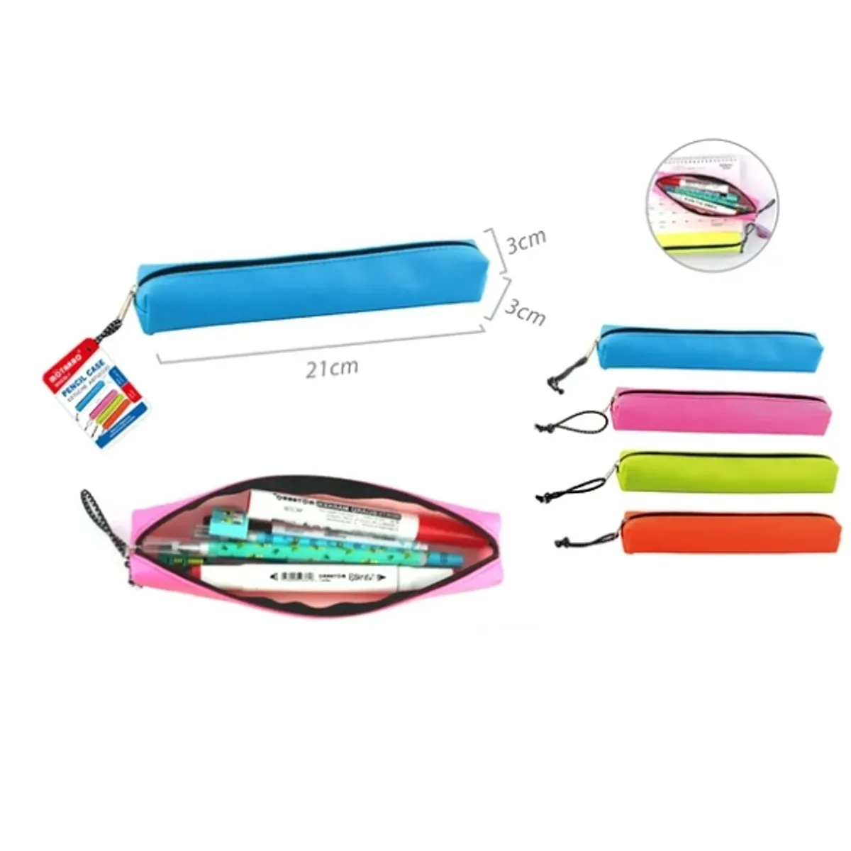 GENERICO - Estuche Flúor 213Cm Colores Suritdos