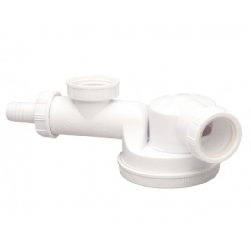 GENERICO - Sifon Modelo Plano Orientable 1 Taza 1 1/2