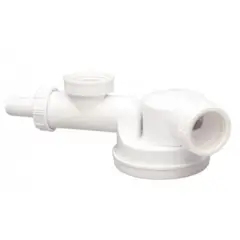 GENERICO - Sifon Modelo Plano Orientable 1 Taza 1 1/2