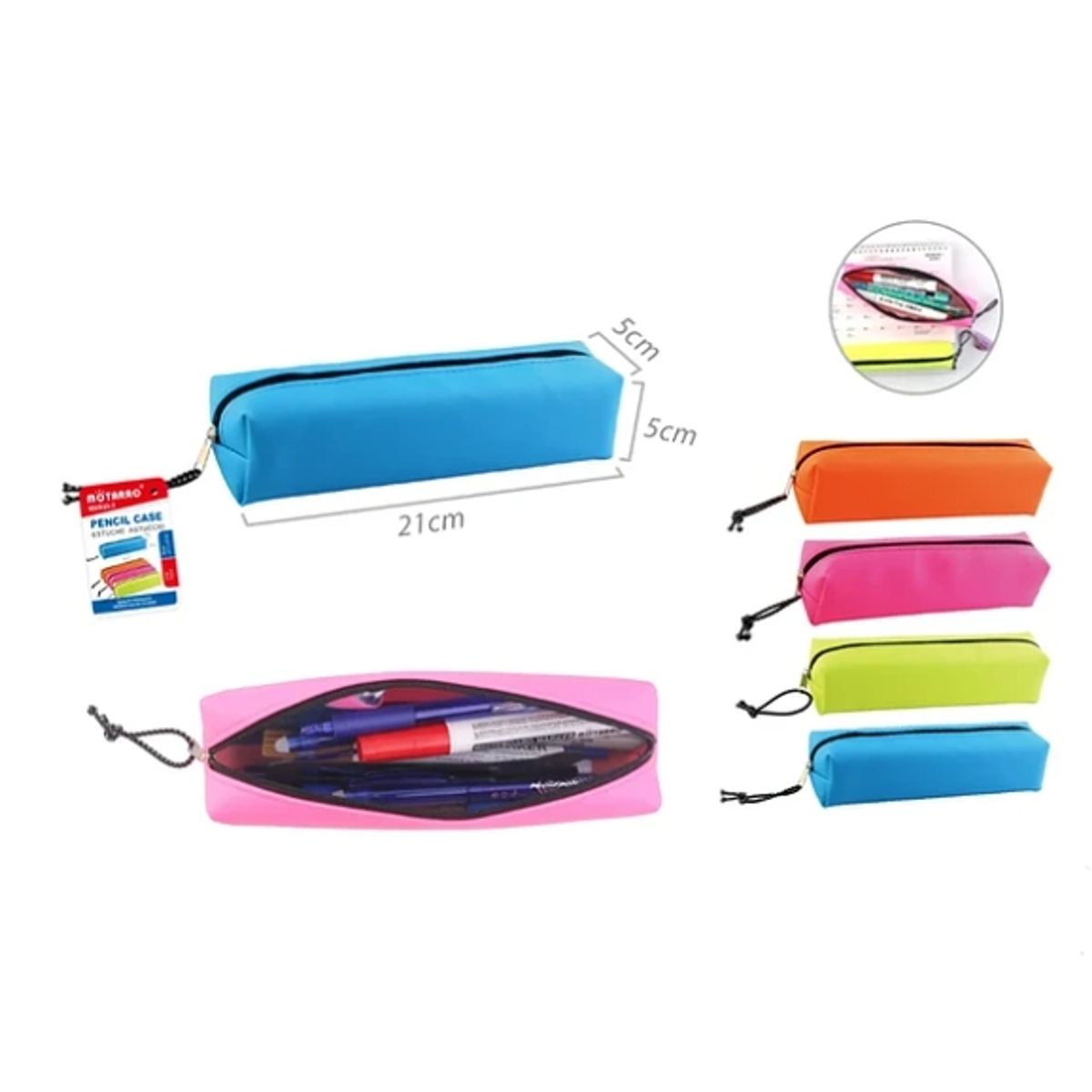 GENERICO - Estuche Flúor 215Cm Colores Surtidos