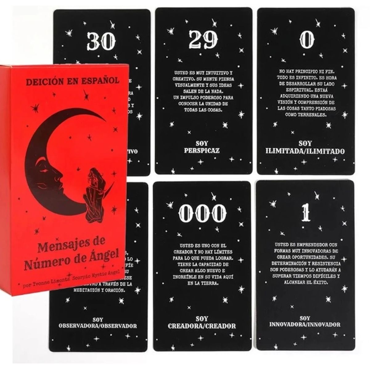 GENERICO - JUEGO DE 53 CARTAS DE TAROT MENSAJES DE NUMERO DE ANGEL