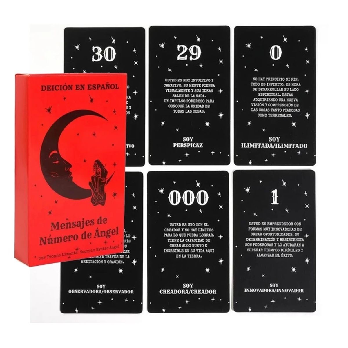 GENERICO - JUEGO DE 53 CARTAS DE TAROT MENSAJES DE NUMERO DE ANGEL