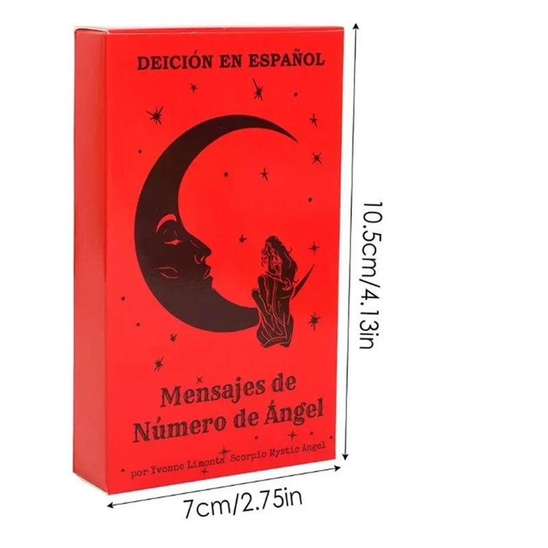 GENERICO - JUEGO DE 53 CARTAS DE TAROT MENSAJES DE NUMERO DE ANGEL