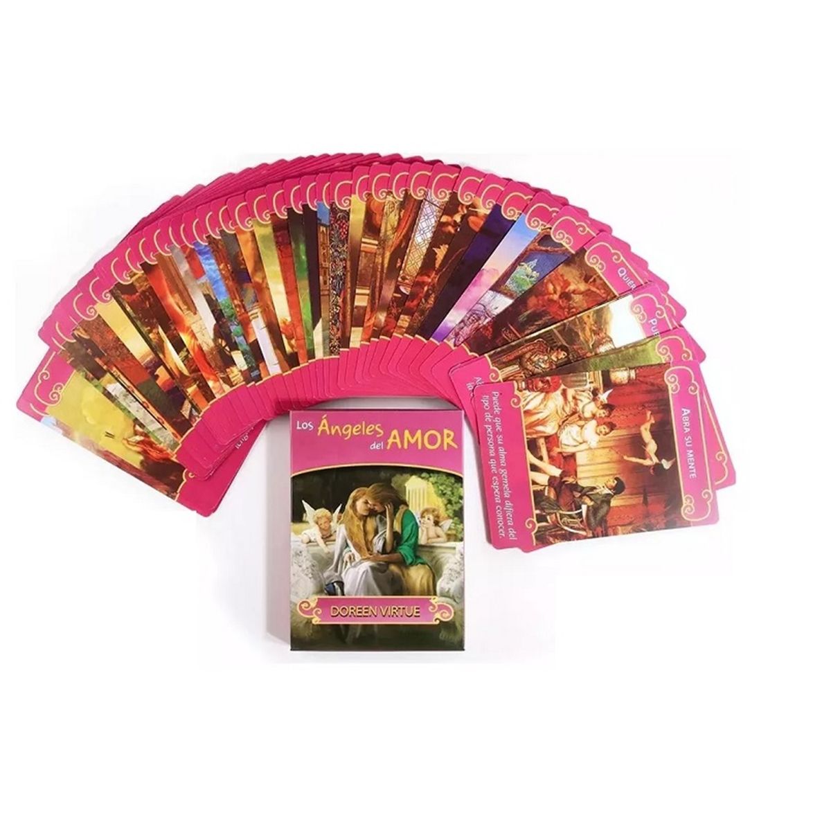 GENERICO - JUEGO DE ORACULO DE LOS ANGELES DEL AMOR EN ESPAÑOL