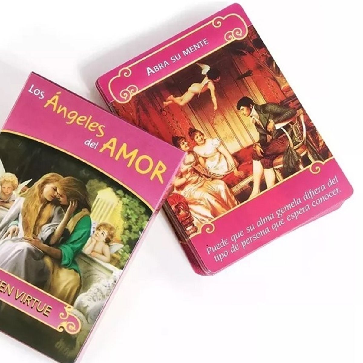 GENERICO - JUEGO DE ORACULO DE LOS ANGELES DEL AMOR EN ESPAÑOL