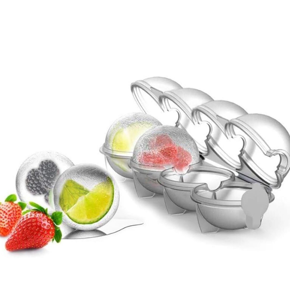 GENERICO - CUBETERA 4 HIELOS REDONDOS 5 CMS