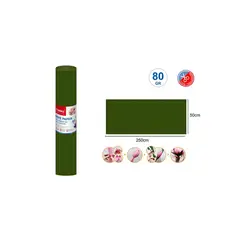 GENERICO - Papel Crepé Turquesa 50250 Cm 80G