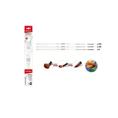 GENERICO - Pinceles 3 Medidas Para Pintar