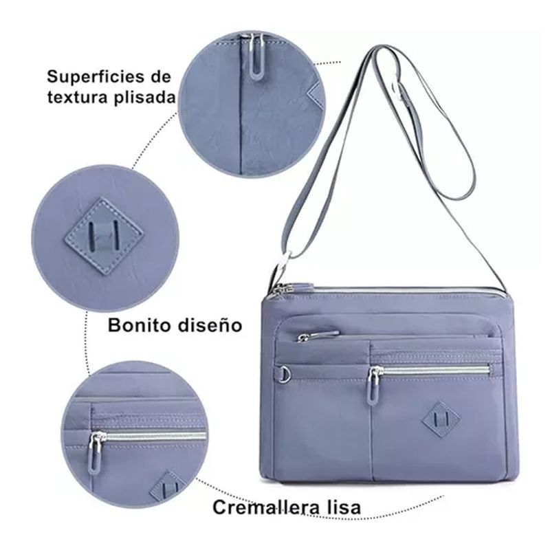 GENERICO - Cartera De Hombro Bolso Bandolero Cruzado Para Dama