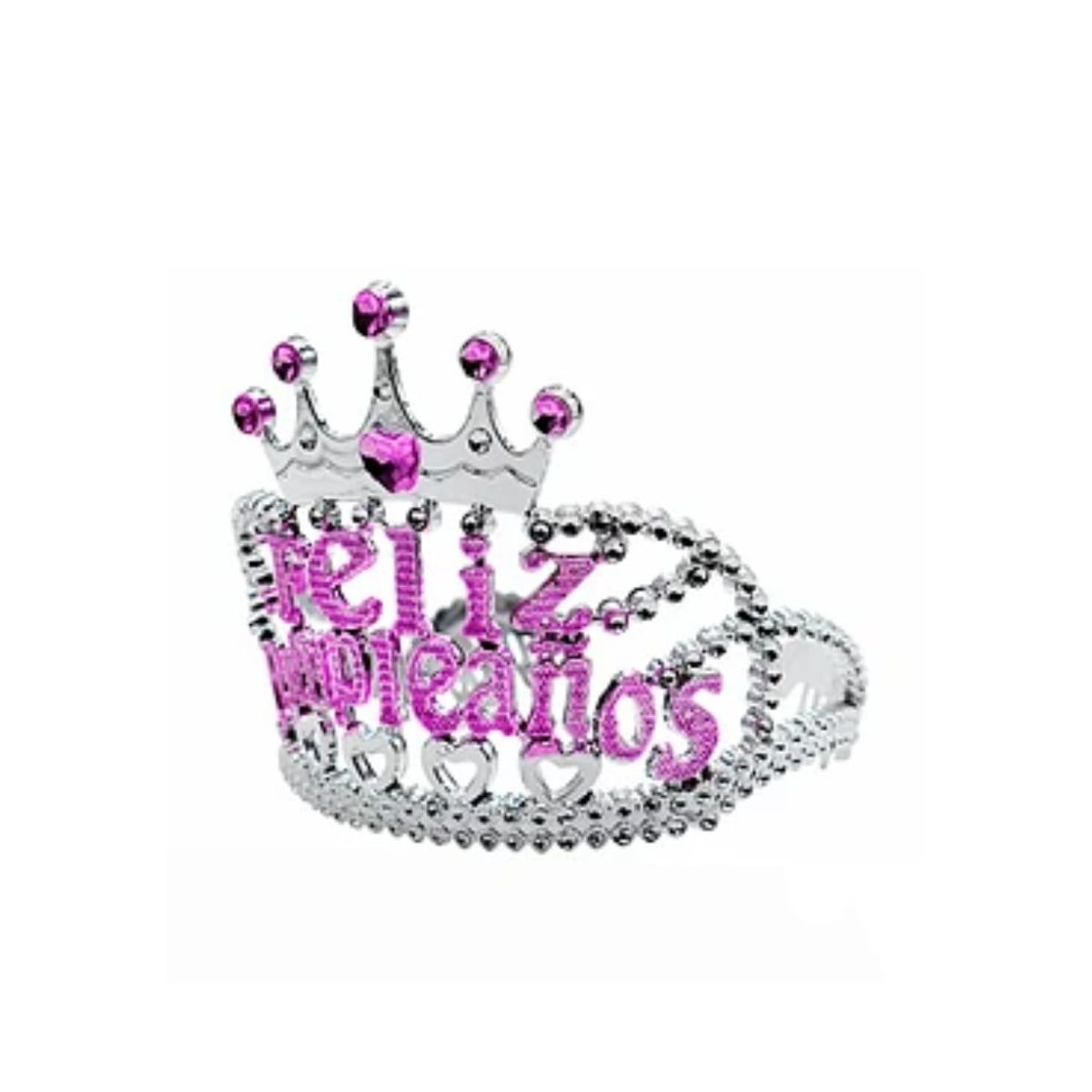 GENERICO - Corona De Plastico Feliz Cumpleaños