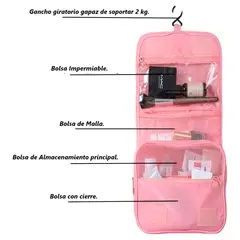 GENERICO - Bolsa Viaje Cosmético Organizador De Maquillaje Impermeable