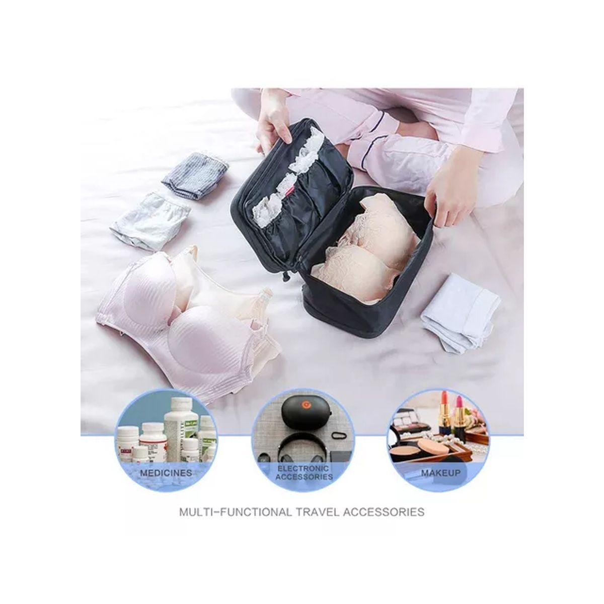GENERICO - Bolso Impermeable De Viaje Organizador Para Ropa Interior