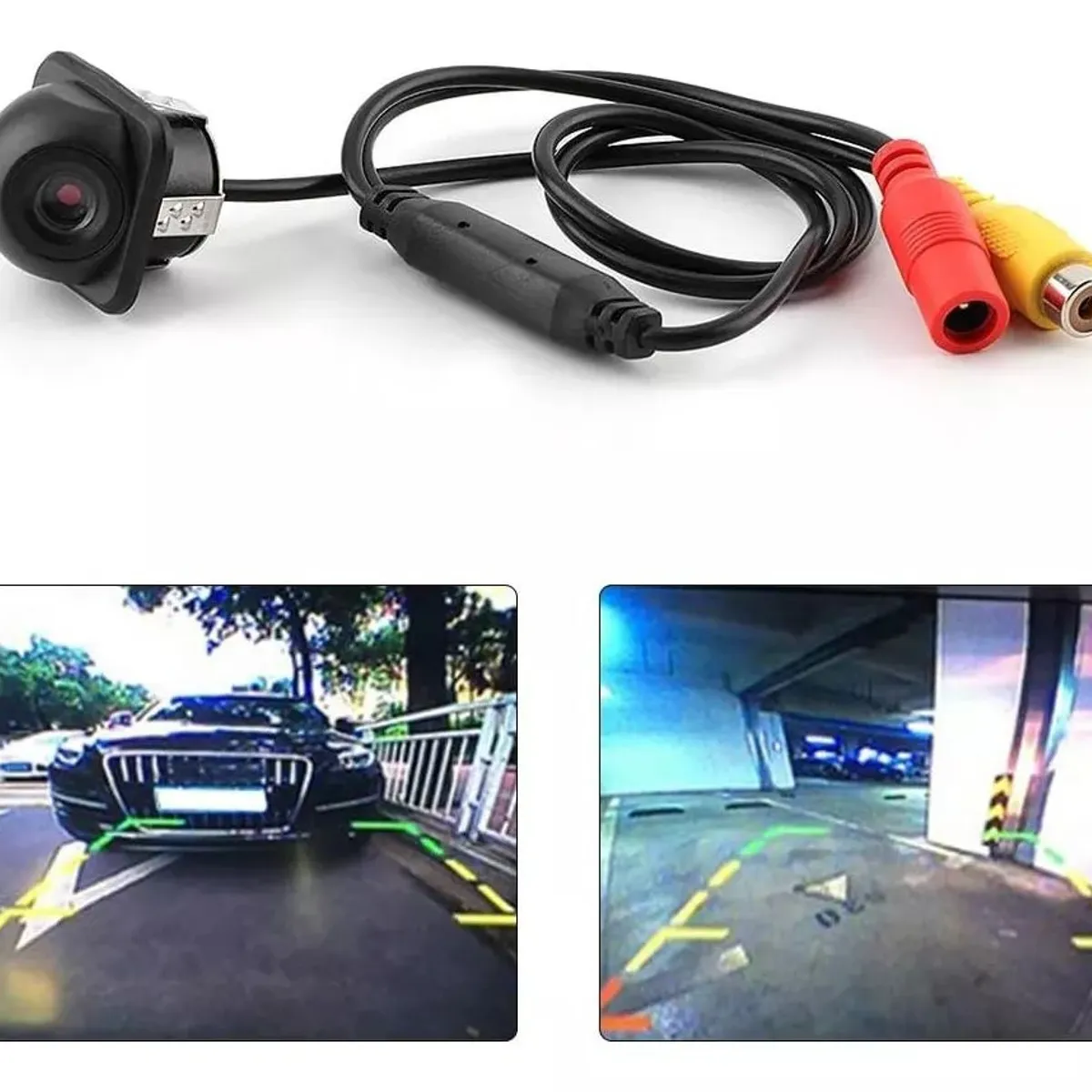 KUANGYE - Cámara De Retroceso Angular Auto Embutida Visión Nocturna Hd