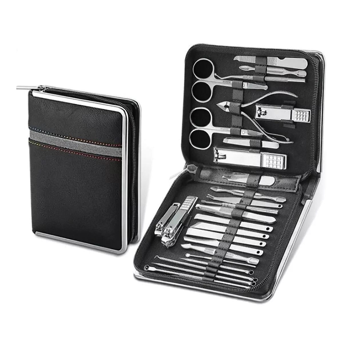 KUANGYE - Set Herramientas Manicure Pedicura Kit Uñas - 26 Piezas