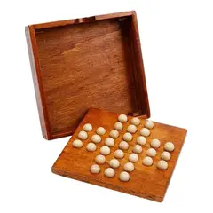 GENERICO - Juego De Mesa Solitario Madera