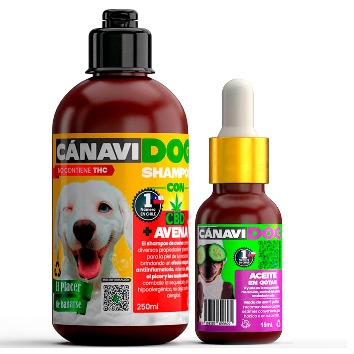 CANAVILAYER - pack Shampoo avena más gotas