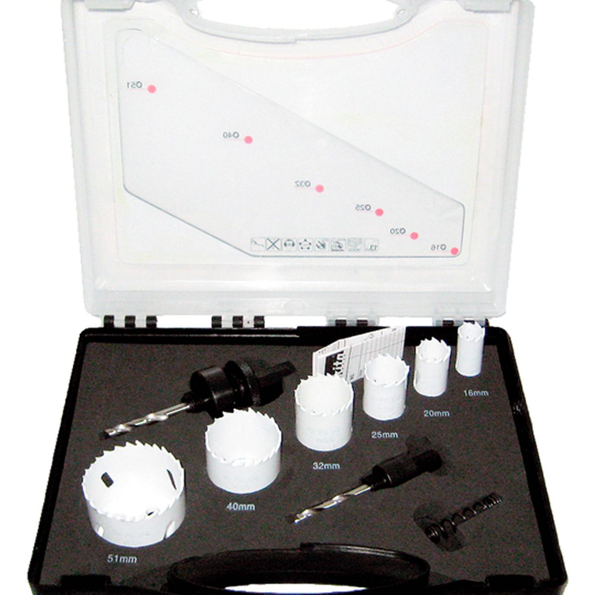 MAKITA - Set 6 Piezas de Sierra Copa Bi-metal Makita D-47123