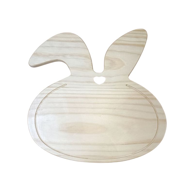 MI DECO HOME CADA DETALLE IMPORTA - TABLA DE MADERA 30CM CONEJO