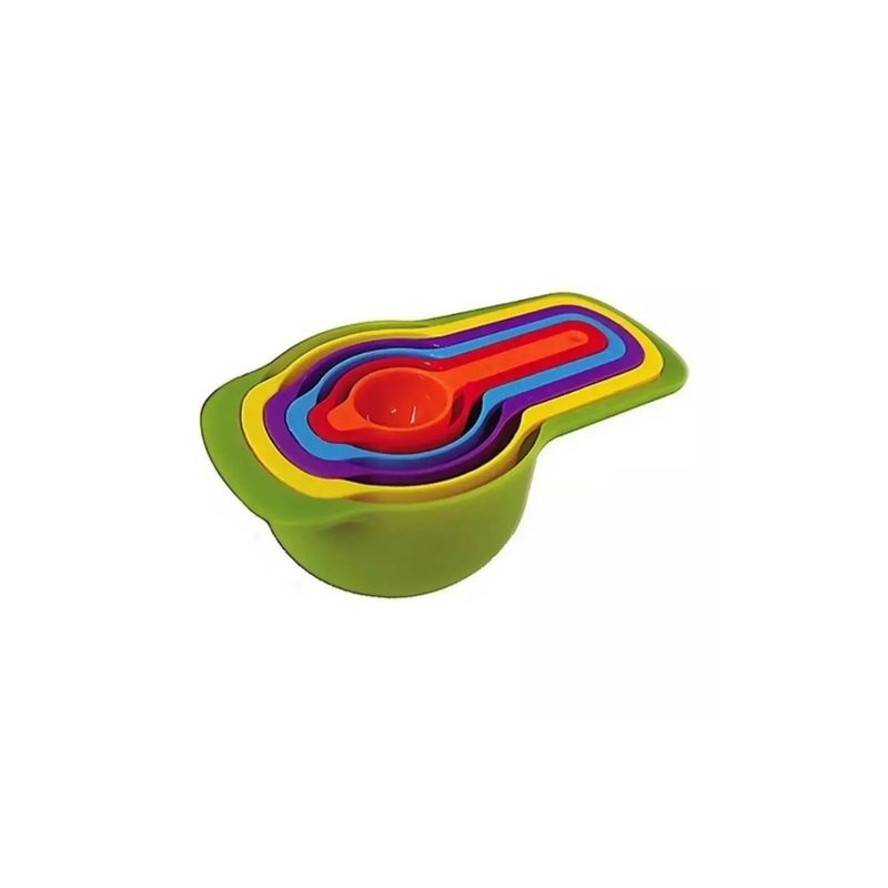 GENERICO - 6 Cucharas Medidoras Cocina Repostería Medida Tazas Hogar