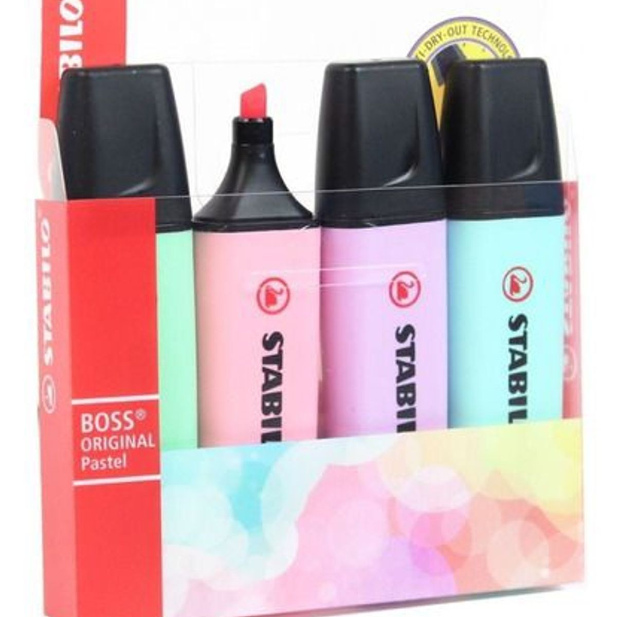 STABILO - Set 4 Destacadores Pastel Stabilo