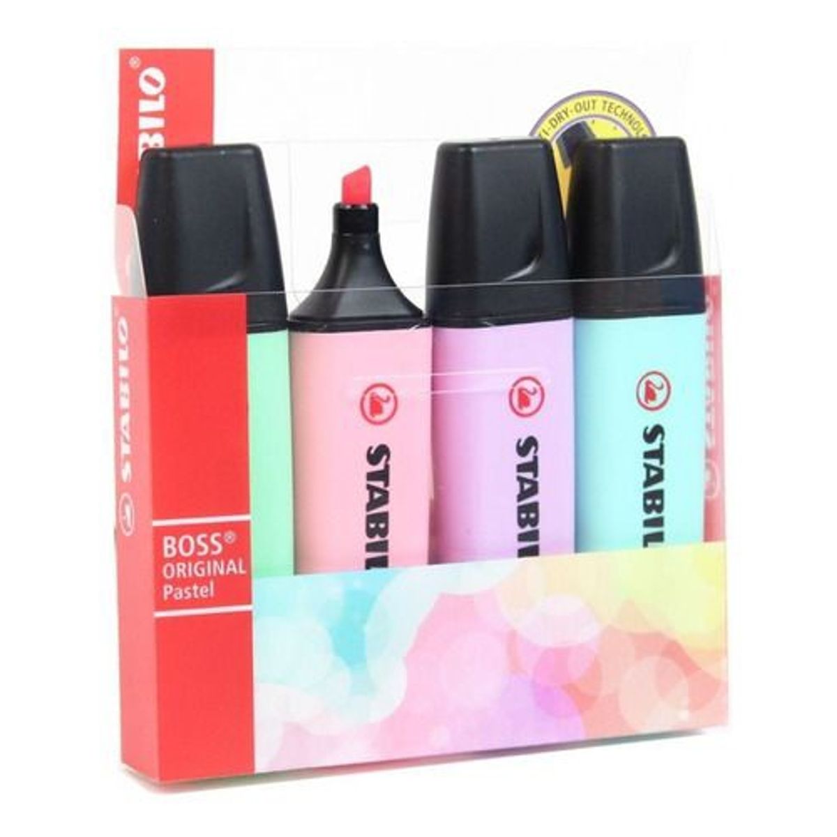 STABILO - Set 4 Destacadores Pastel Stabilo