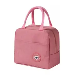 GENERICO - Lonchera Bolso Térmico Portátil Para Almuerzo Rosa 23x20cm