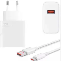 GENERICO - Cargador 120w Usb A Tipo C Pd Ultra Rapida + Cable