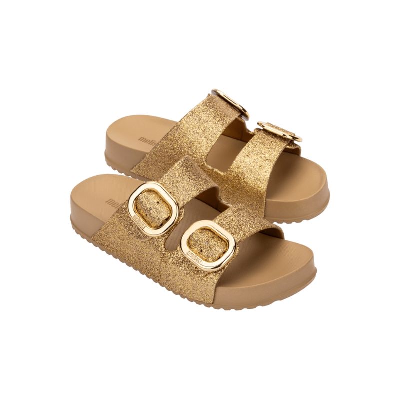MELISSA - Sandalia Melissa Cozy Glitter Oro