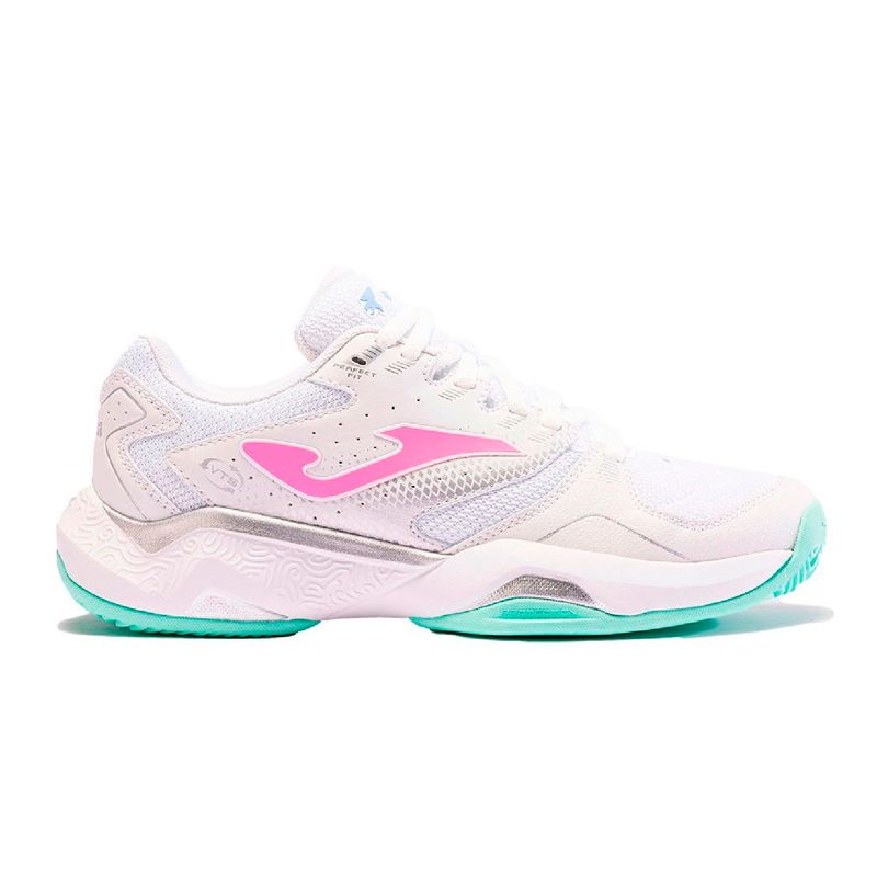 JOMA - Zapatilla Pádel Mujer Master 1000 Blanco Celeste Joma