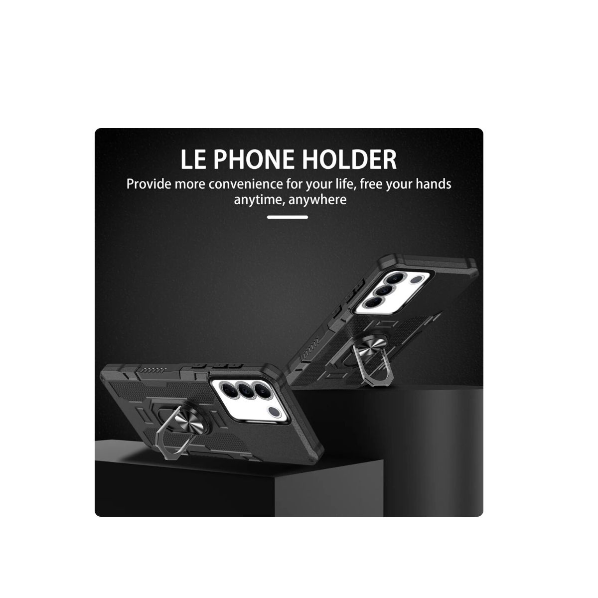 JOIGO - Carcasa Para Samsung S23 Fe Tipo Armor Negro