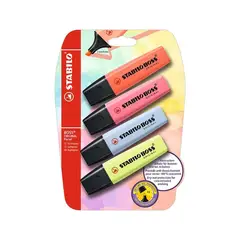 STABILO - Set 4 Destacadores Boss Pasteles Blister
