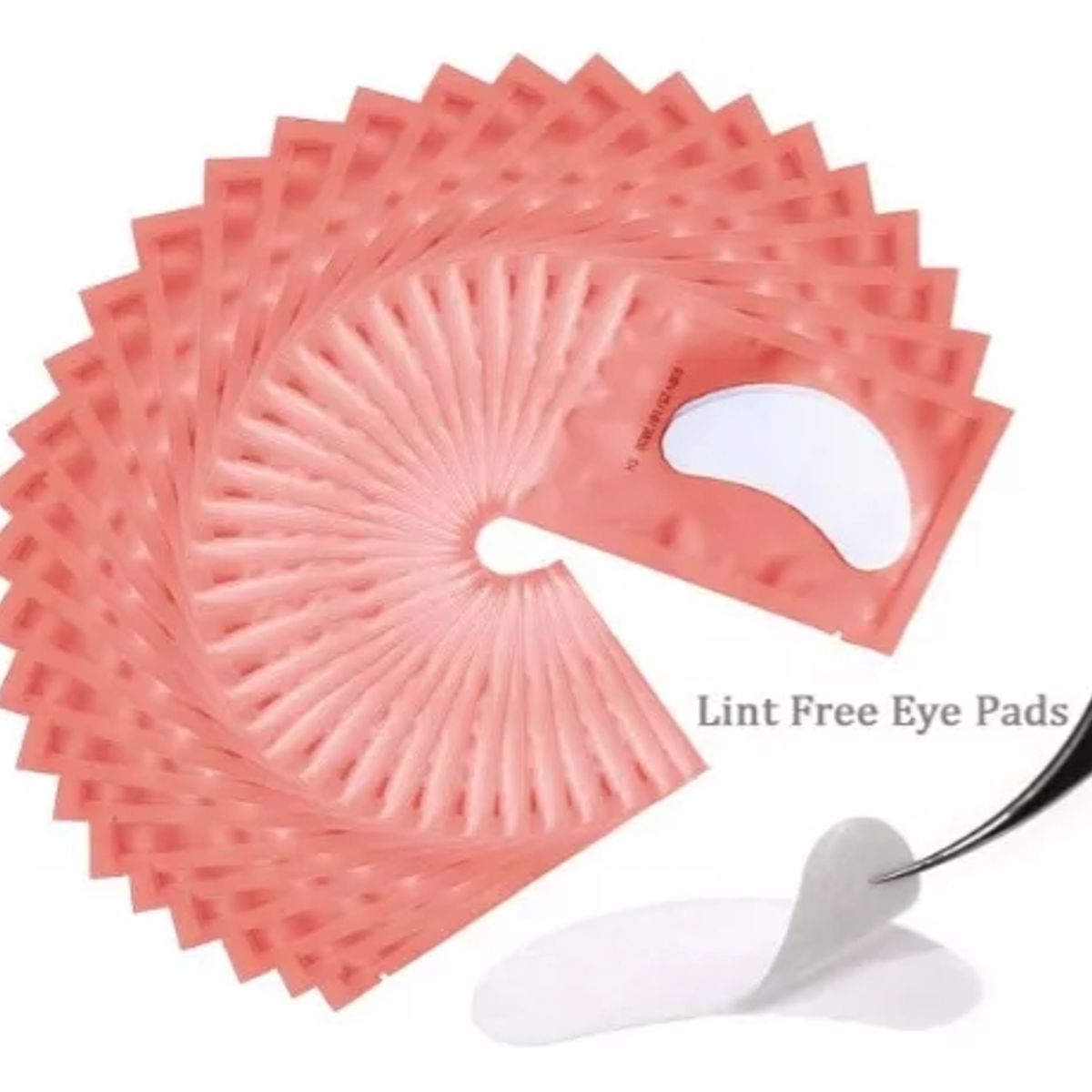 GENERICO - Pack 50 Parches Hidrogel Para Lifting Y Extensiones De Pestañas