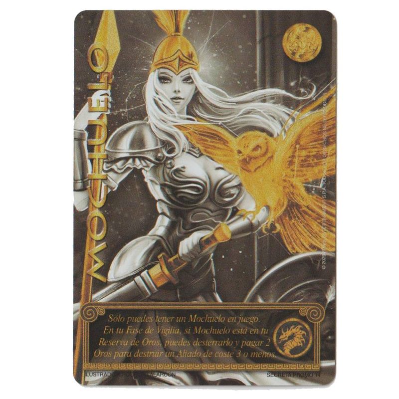 MITOS Y LEYENDAS - Carta Promo Secreta Mochuelo Myl