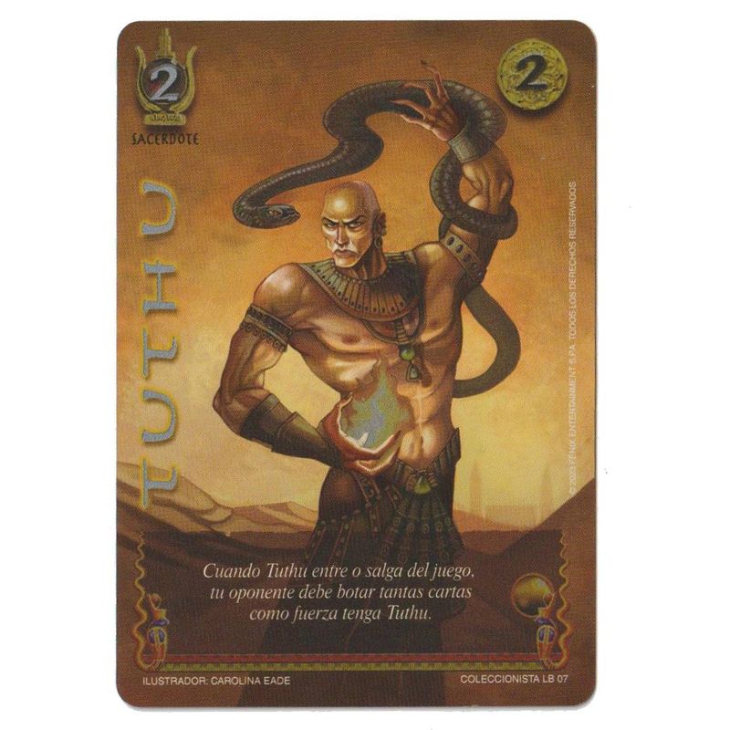 MITOS Y LEYENDAS - Carta Promo Tuthu Coleccionista Myl
