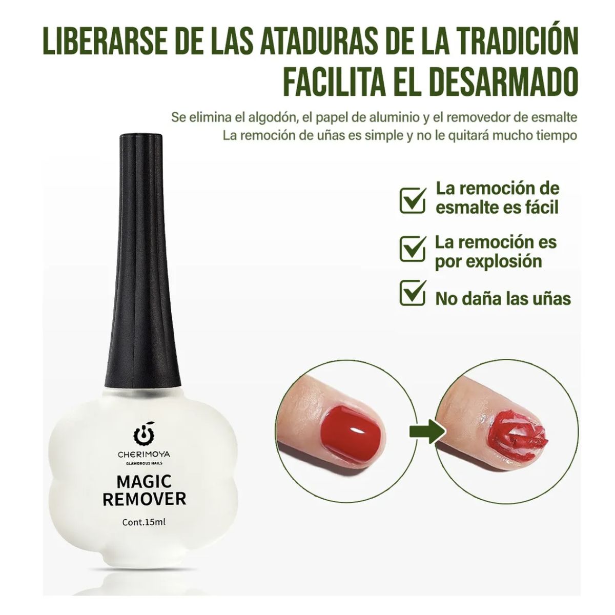 CHERIMOYA - Removedor Magico En Gel 15ml Cherimoya