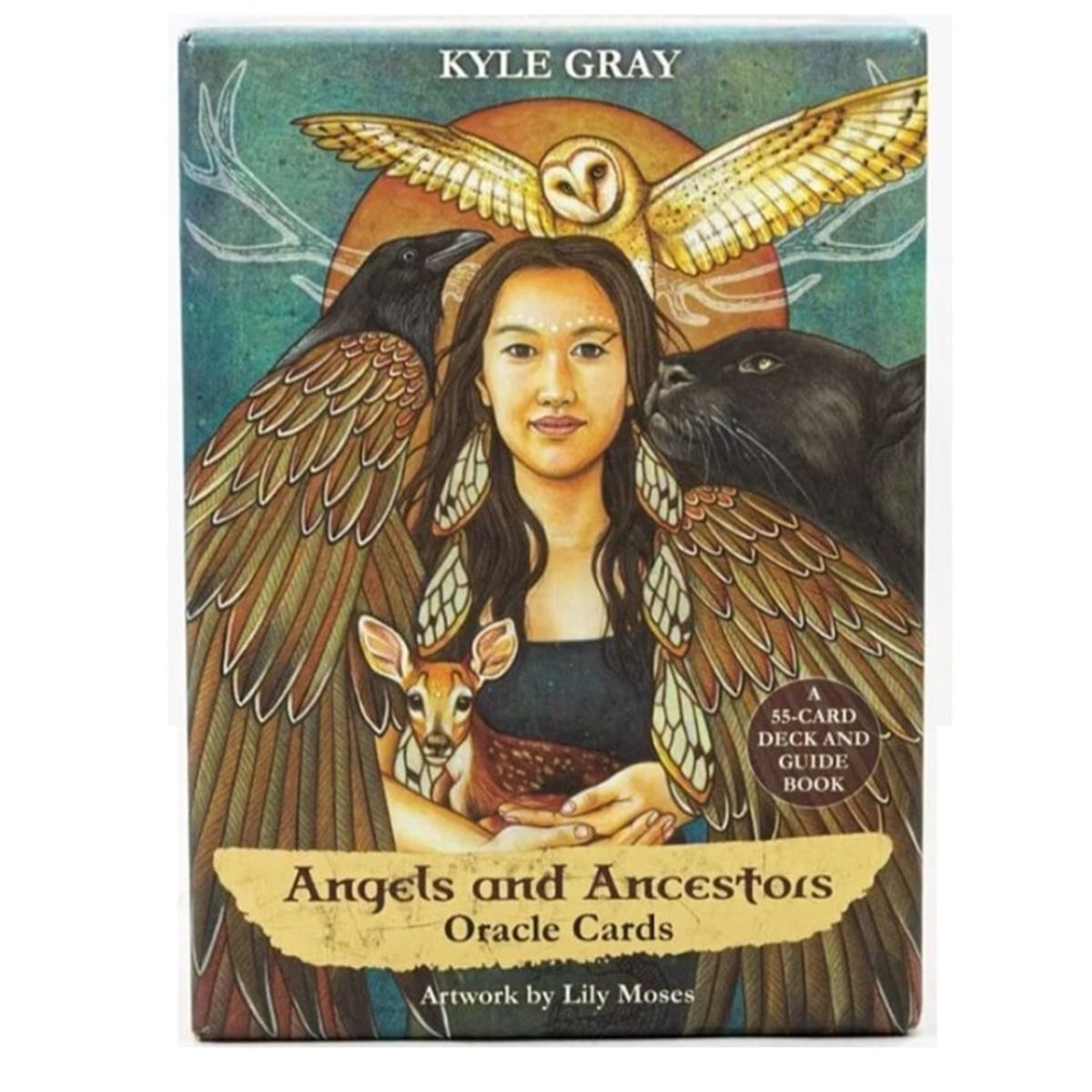 GENERICO - JUEGO DE 55 CARTAS ORACULO ANGELES Y ANCESTROS