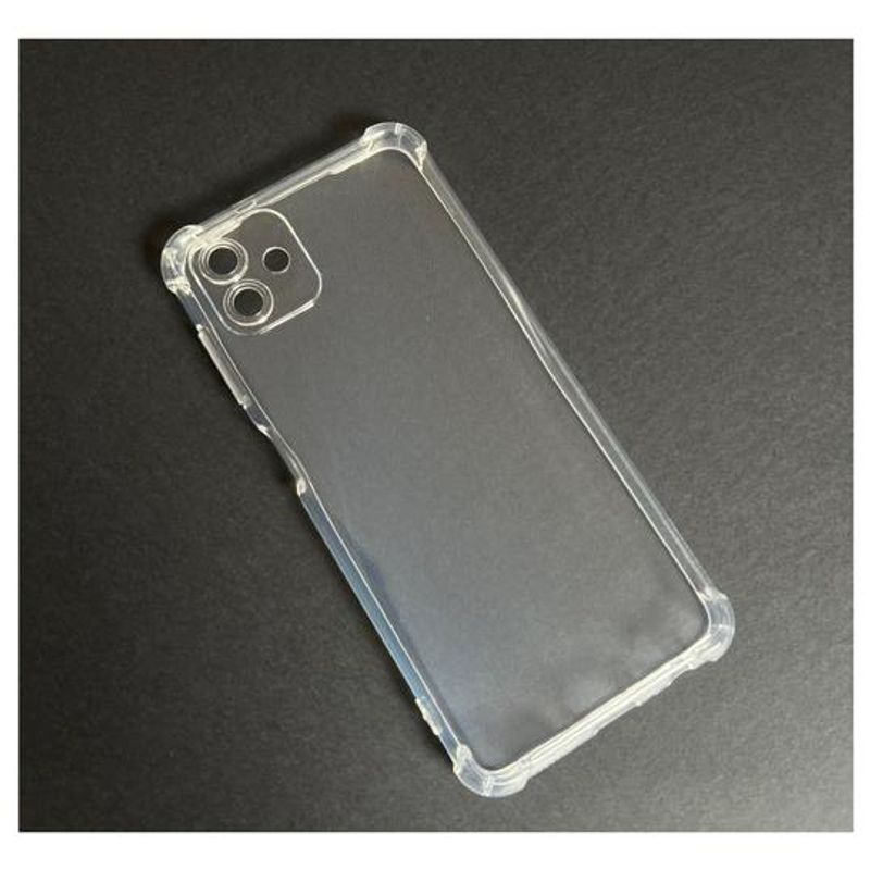 GENERICO - Carcasa Para Samsung A04 Normal Transparente Reforzada