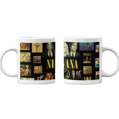 SM - Tazones Tazas blancas Nirvana Album Musical Banda Rock
