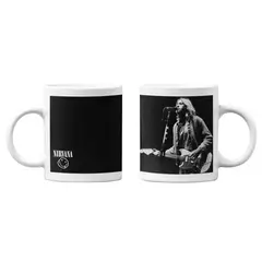 SM - Tazones Tazas blancas Nirvana Kurt Cobain Banda Rock